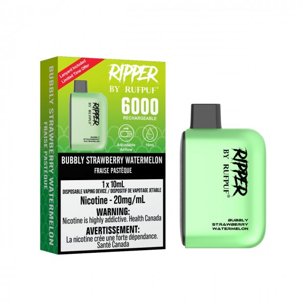 Gcore Rufpuf Ripper 6000 Puff Rechargeable Disposable Vape *New Flavours*