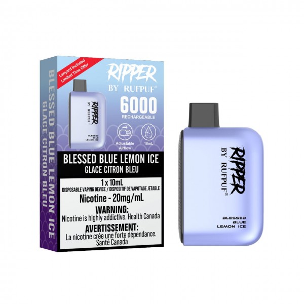 Gcore Rufpuf Ripper 6000 Puff Rechargeable Disposable Vape *New Flavours*