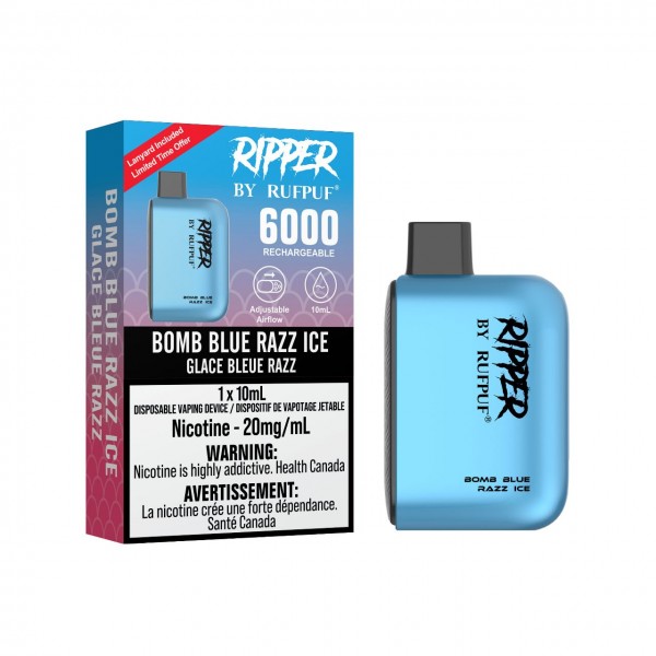 Gcore Rufpuf Ripper 6000 Puff Rechargeable Disposable Vape *New Flavours*