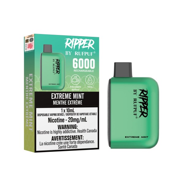 Gcore Rufpuf Ripper 6000 Puff Rechargeable Disposable Vape *New Flavours*