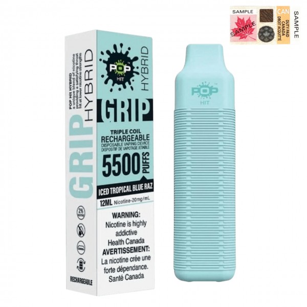 [Clearance] Pop Hit Hybrid Grip 5500 Puff Recharge...