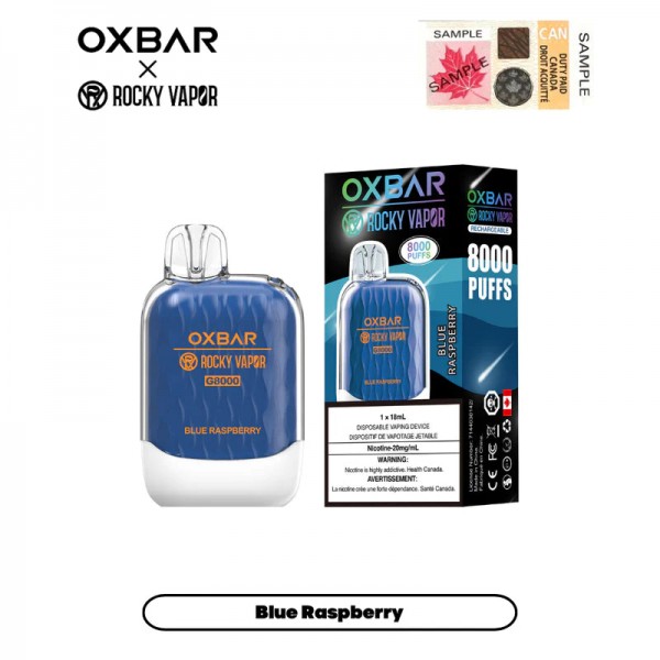 OXBAR X Rocky Vapor G8000 Rechargeable Disposable Vape