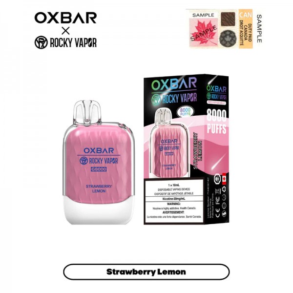 OXBAR X Rocky Vapor G8000 Rechargeable Disposable Vape