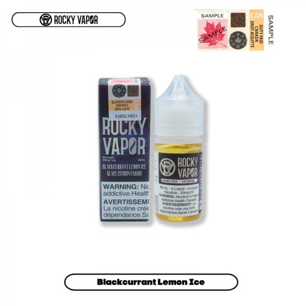 Rocky Vapor E-Liquids - Blackcurrant Lemon Ice **I...