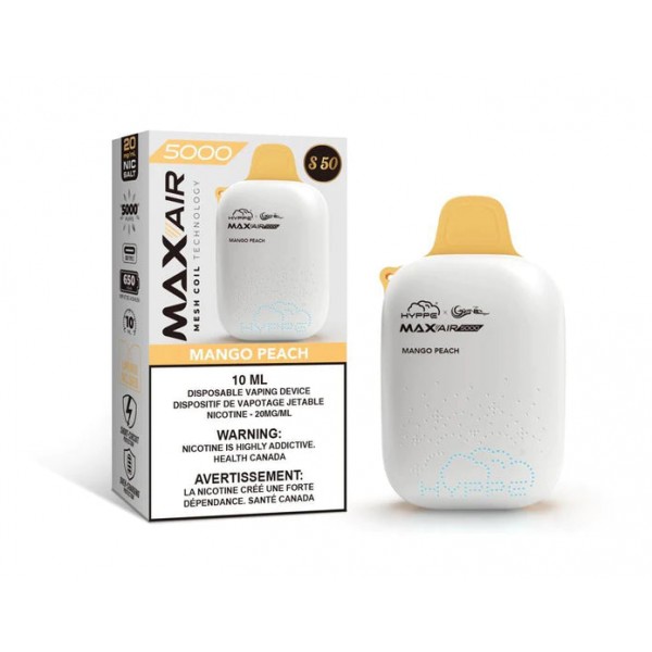 Hyppe & Genie MAX-AIR 5000 Puff Rechargeable Disposable Vape S50