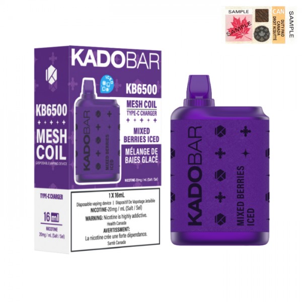 KadoBar 6500 Puff Rechargeable Disposable Vape