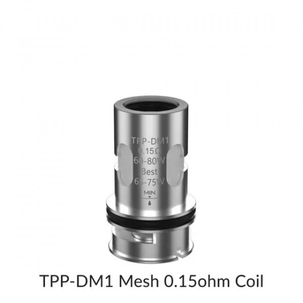 Voopoo TPP Replacement Coil for Drag 3 Pod Kit, Drag X Plus Pod Kit 3pcs