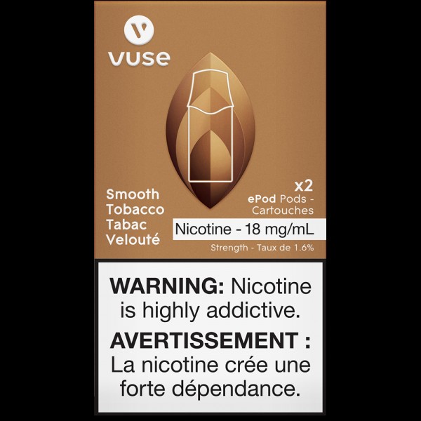 Vuse - Smooth Tobacco ePod Replacement Pods