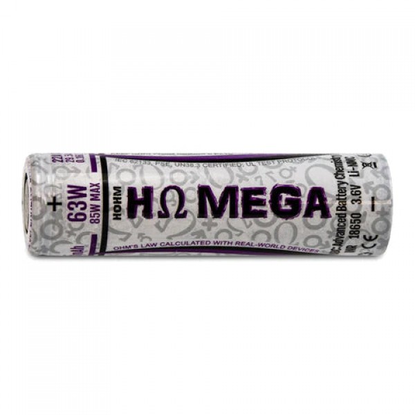 HohmTech Mega 18650 2505MAH 22A Battery