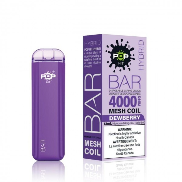 POP Hit Vapor HYBRID BAR DISPOSABLE VAPE 4000 PUFF