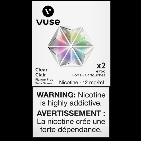 Vuse - Clear (Flavourless) ePod Replacement Pods