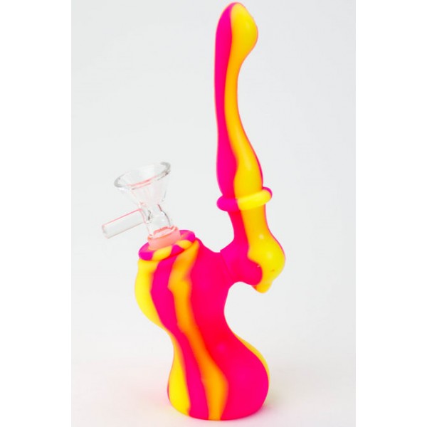 7" Single Chamber Silicone Bubbler