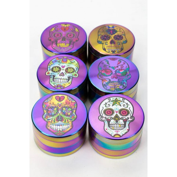 4 parts Skull rainbow grinder