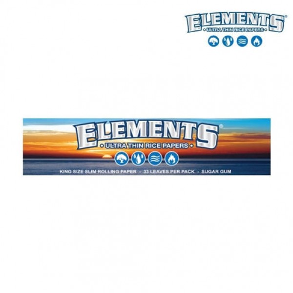 Elements King Size  Rice Rolling Papers