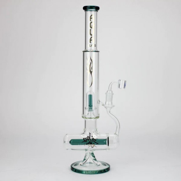 21" AQUA Glass 2-in-1 Inline diffuser glass water bong