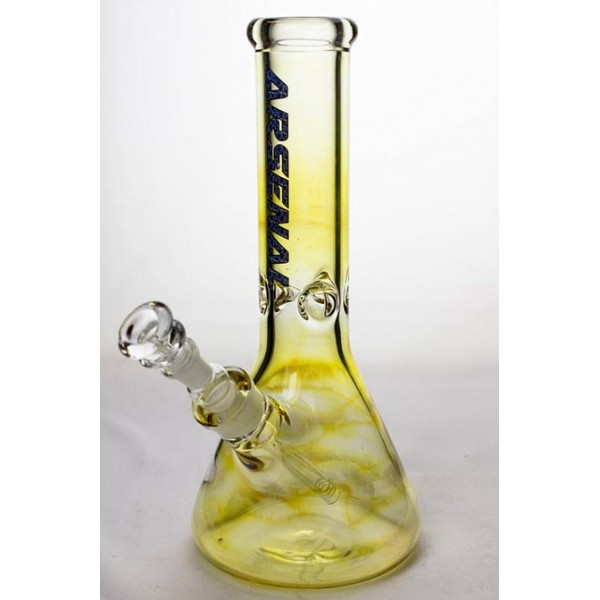 Arsenal 12" 7mm Classic Beaker Fumed Glass Bong