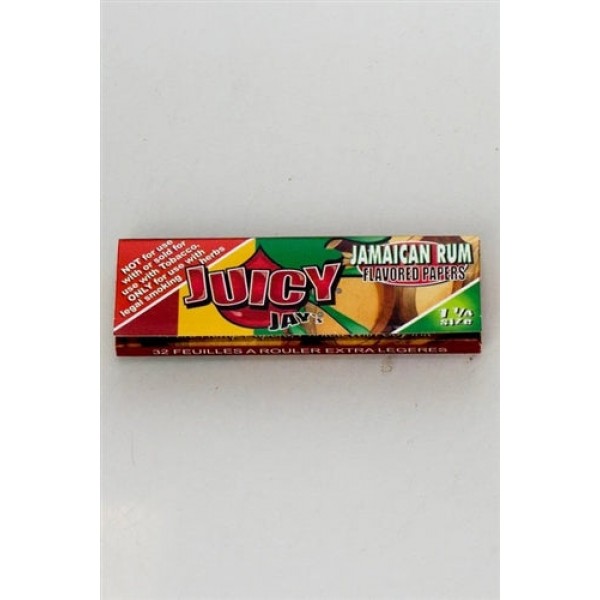 Juicy Jay's 1 1/4 Jamaican Rum flavoured paper...