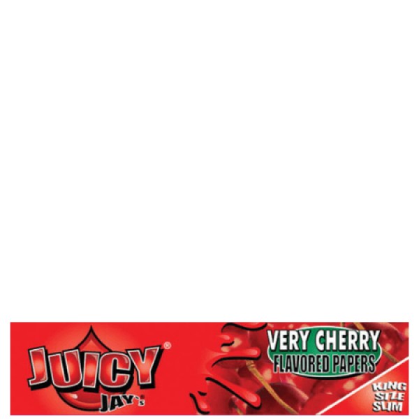 Juicy Jay's King Size Slim Very Cherry flavour...