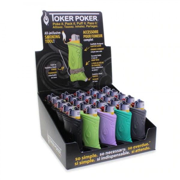 Toker Poker Bic Edition Lighter Sleeve