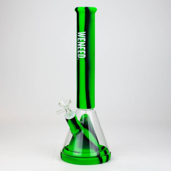 WENEED® - 14" Silicone Beaker Water Pipe