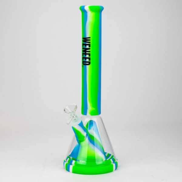 WENEED® - 14" Silicone Beaker Water Pipe