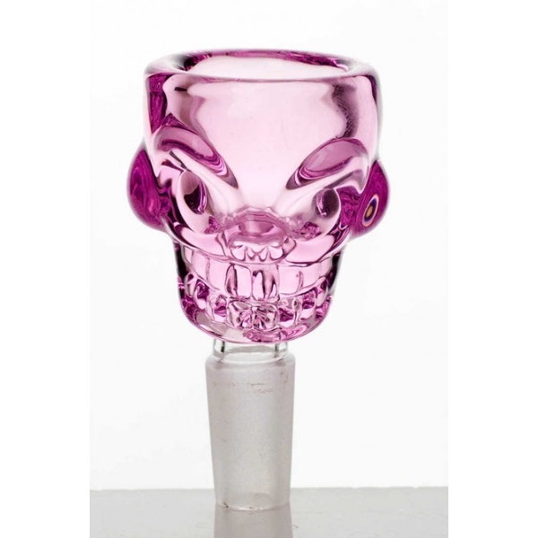 Color Skull glass bowl for 14 mm Joint – Assorted Colors