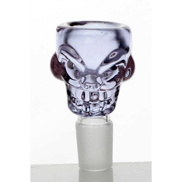 Color Skull glass bowl for 14 mm Joint – Assorted Colors