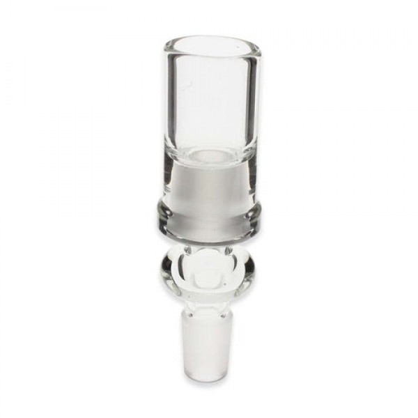 Straight Adapter with Glass Dome Combo - 14mm Male to 14mm Male