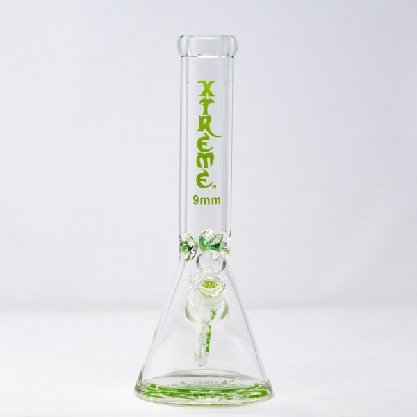 Xtreme 14″ 9mm Bong With Matching Bowl And Stem