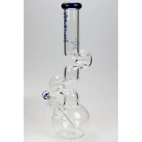 Spark 16" 7mm Kink Zong Glass Bong