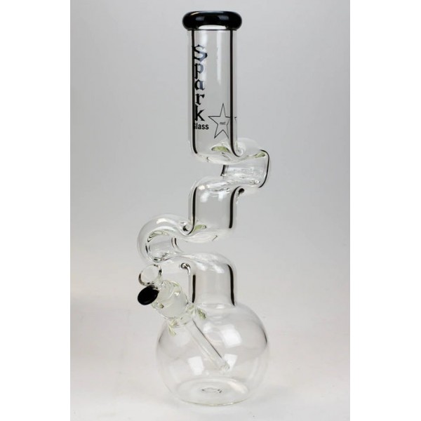 Spark 16" 7mm Kink Zong Glass Bong